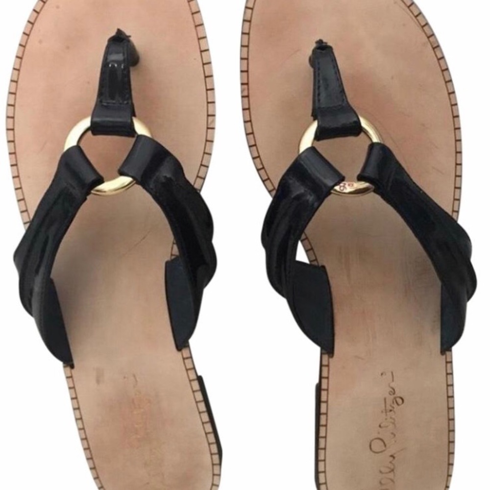 Lilly Pulitzer sandals- 7.5